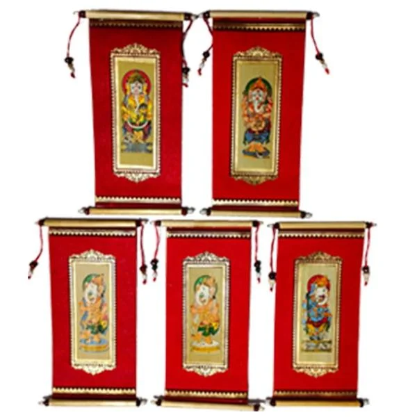 Palm Leaf (Taal-Patra) Lord Ganesha Money Envelope/Lifafa