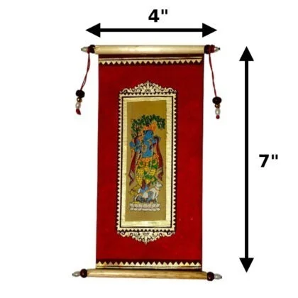 Taal Patra Krishna With Flute Money Envelope/Lifafa - Image 3