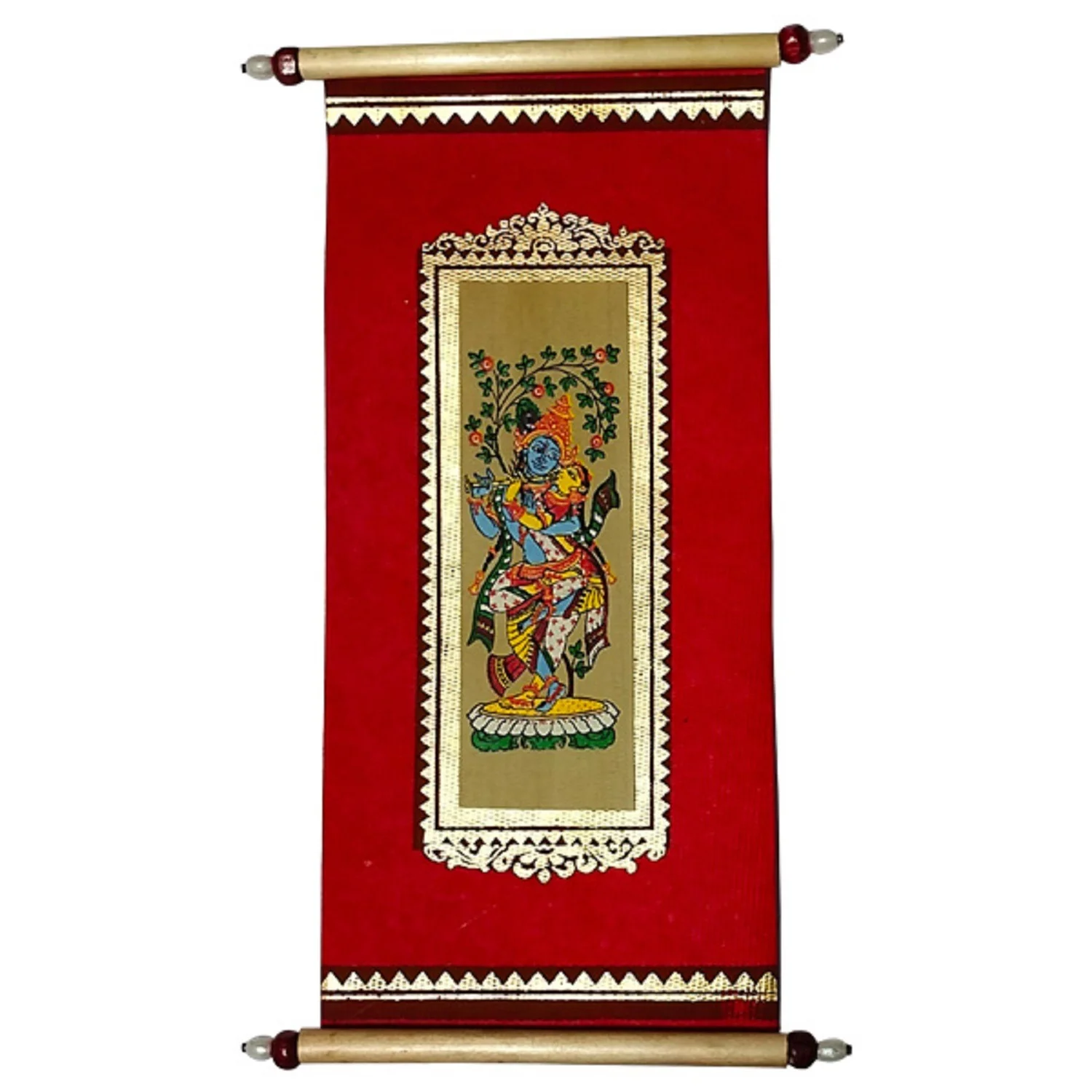 Palm Leaf (Taal-Patra) Radha Krishna Money Envelope/Lifafa