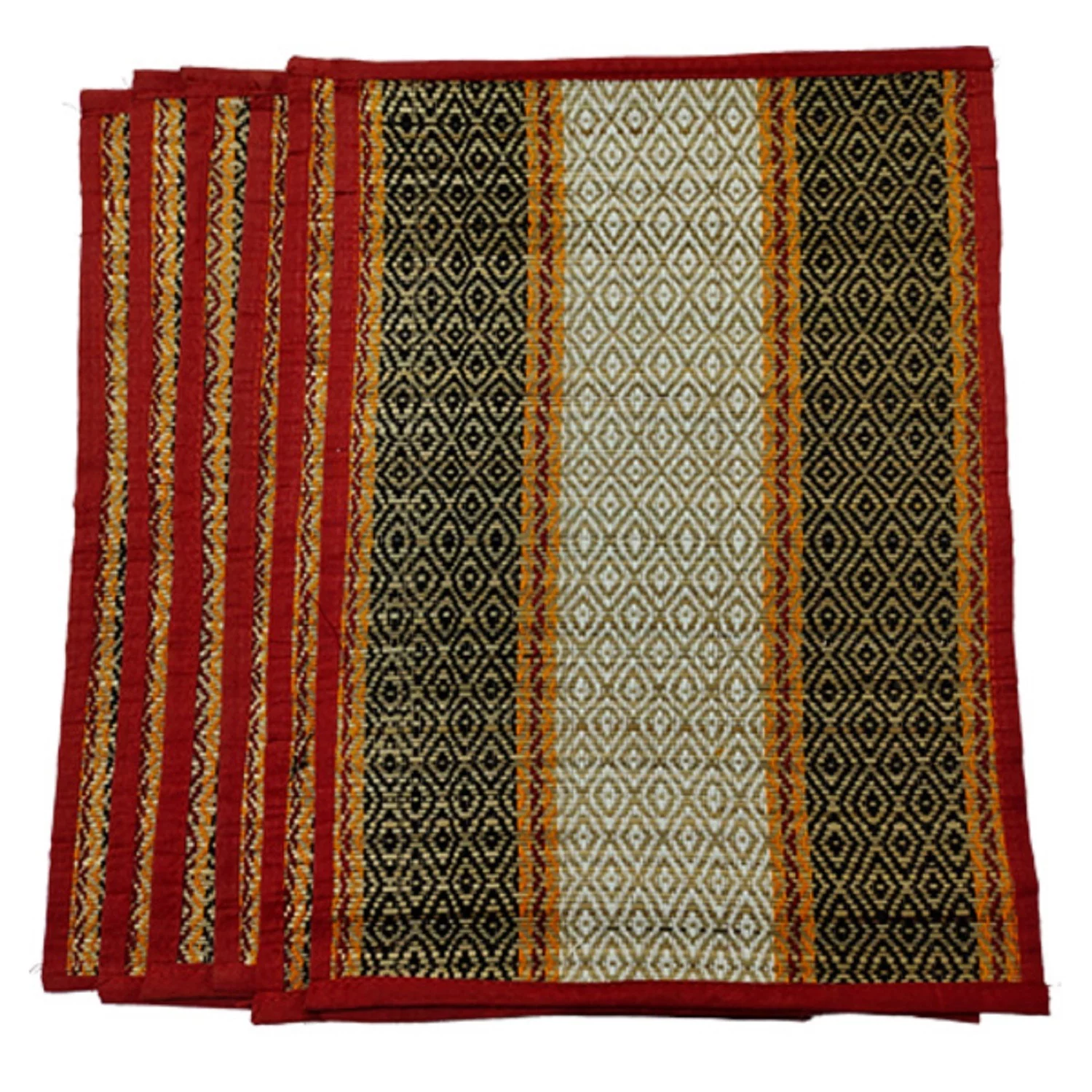 Madurkathi Handwoven Table Mat / Place Mat (Set of 6)