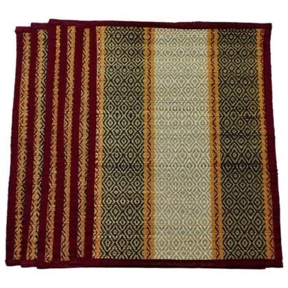 Madurkathi Handwoven Table Mat /  Place Mat (Set of 6)