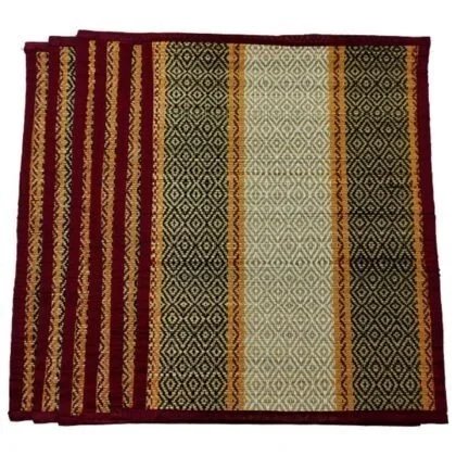 Madurkathi Handwoven Table Mat /  Place Mat (Set of 6)