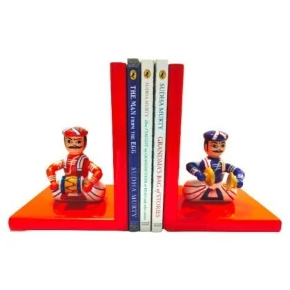 Handmade Wooden Musician Bookend