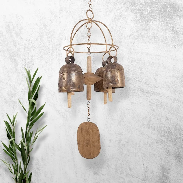 kutchi Bell Metal Handcrafted Bell Chandelier Chimes