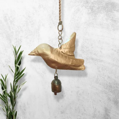 kutchi Bell Metal Handcrafted Solid Bird-shaped Chimes