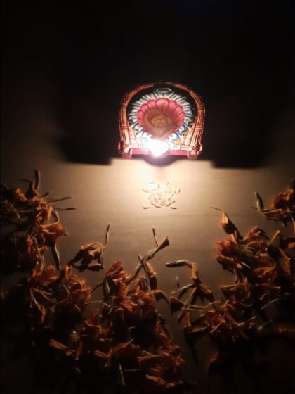 Hand Painted Terracotta Diya (Set of 4) - Image 3