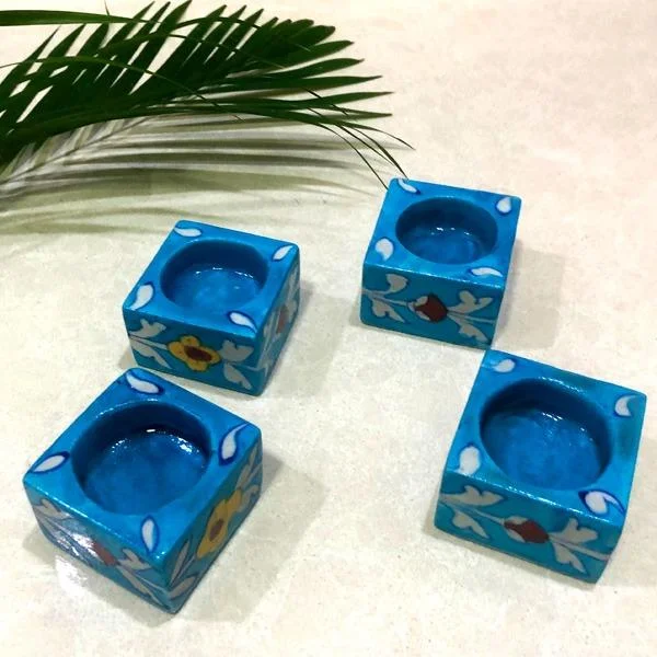 Jaipur Blue Pottery Tealight holder
