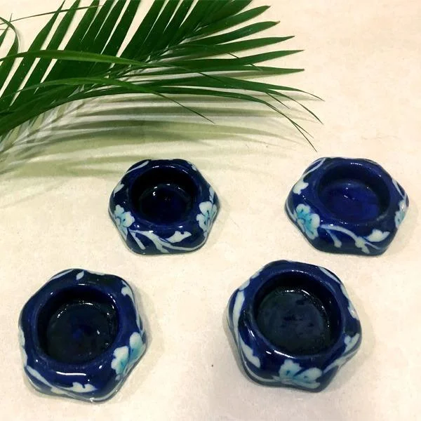 Jaipur Blue Pottery Tealight holder