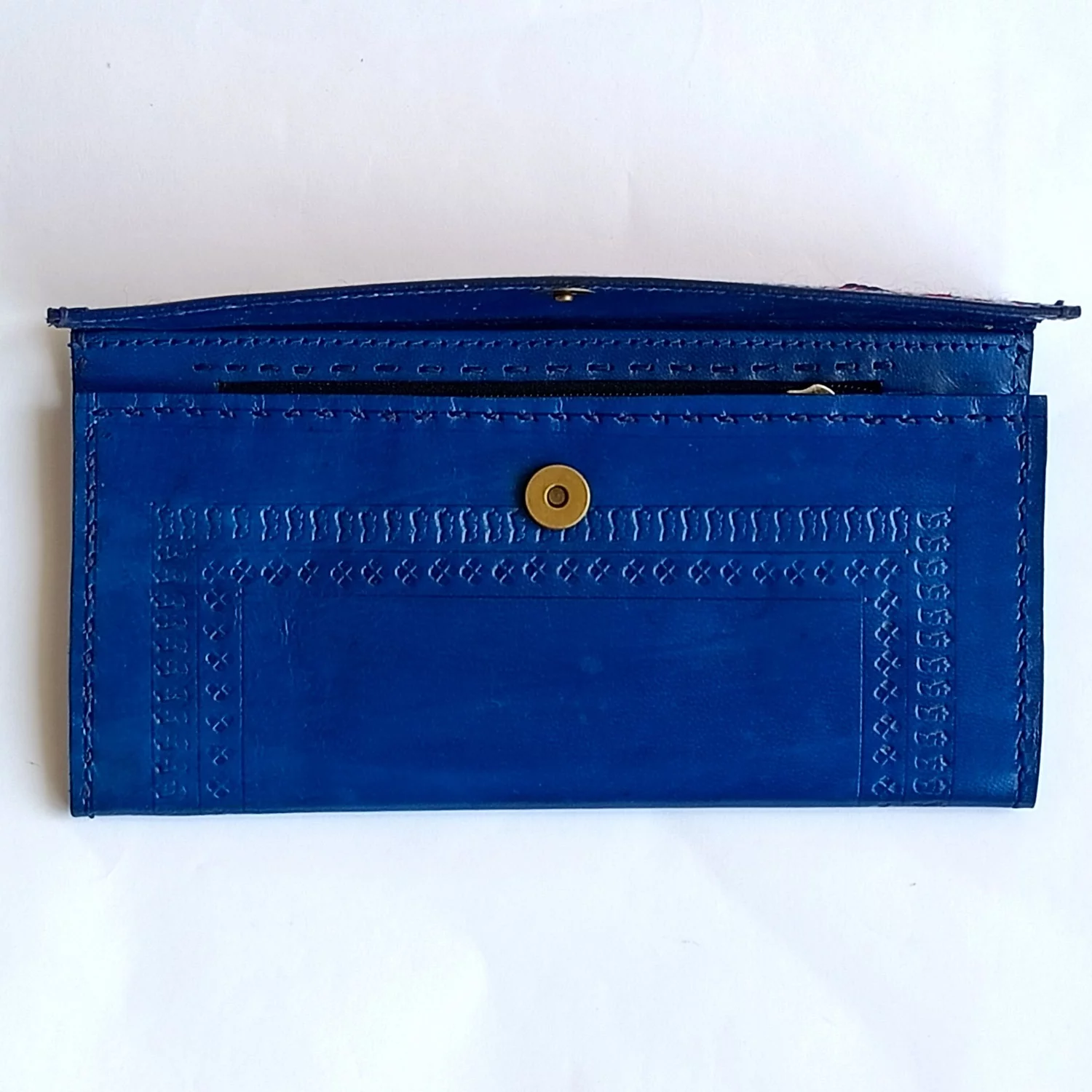 Handcrafted Kutchi Leather Wallet with Embroidery. - Image 6