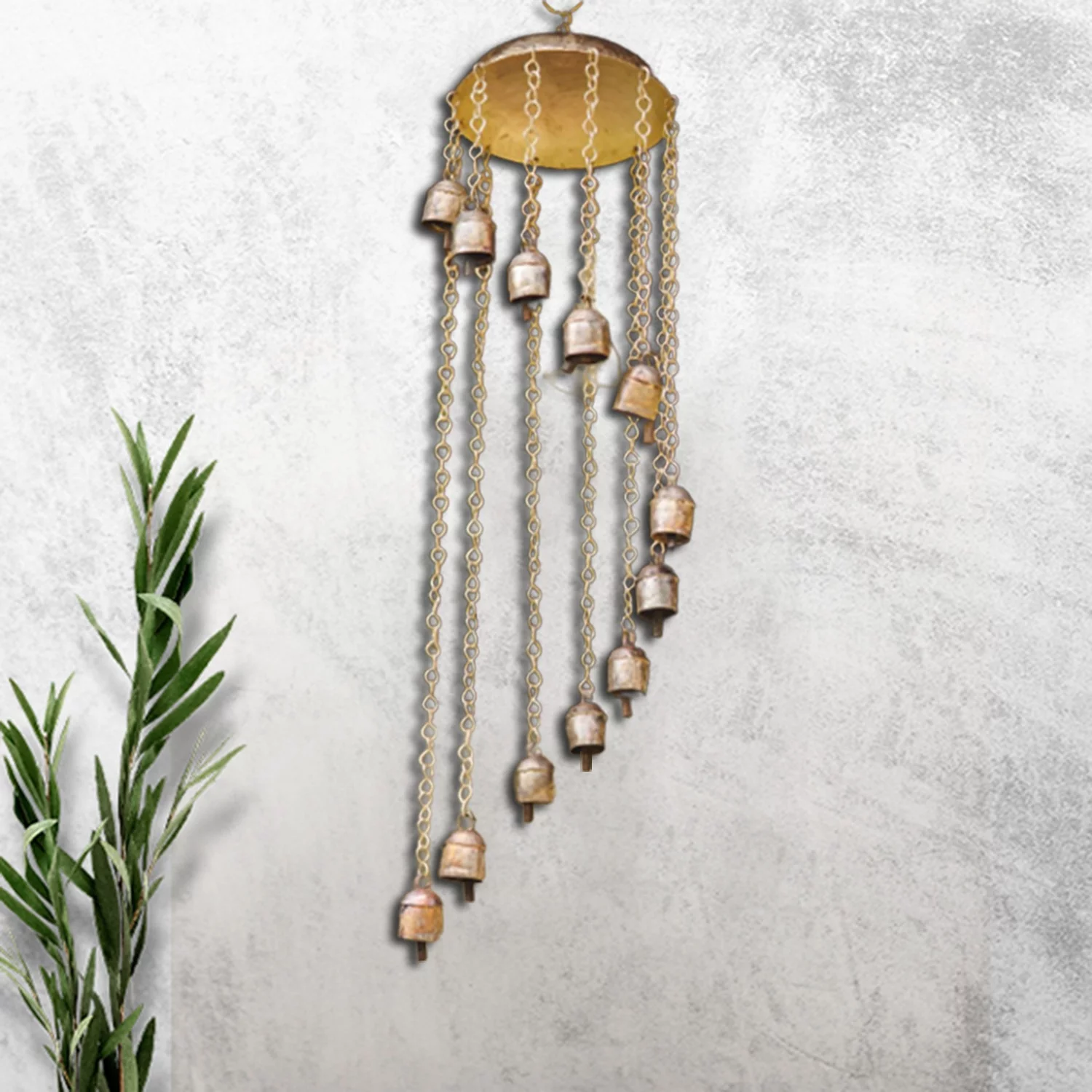 kutchi Bell Metal Handcrafted Singing  Shower Chimes