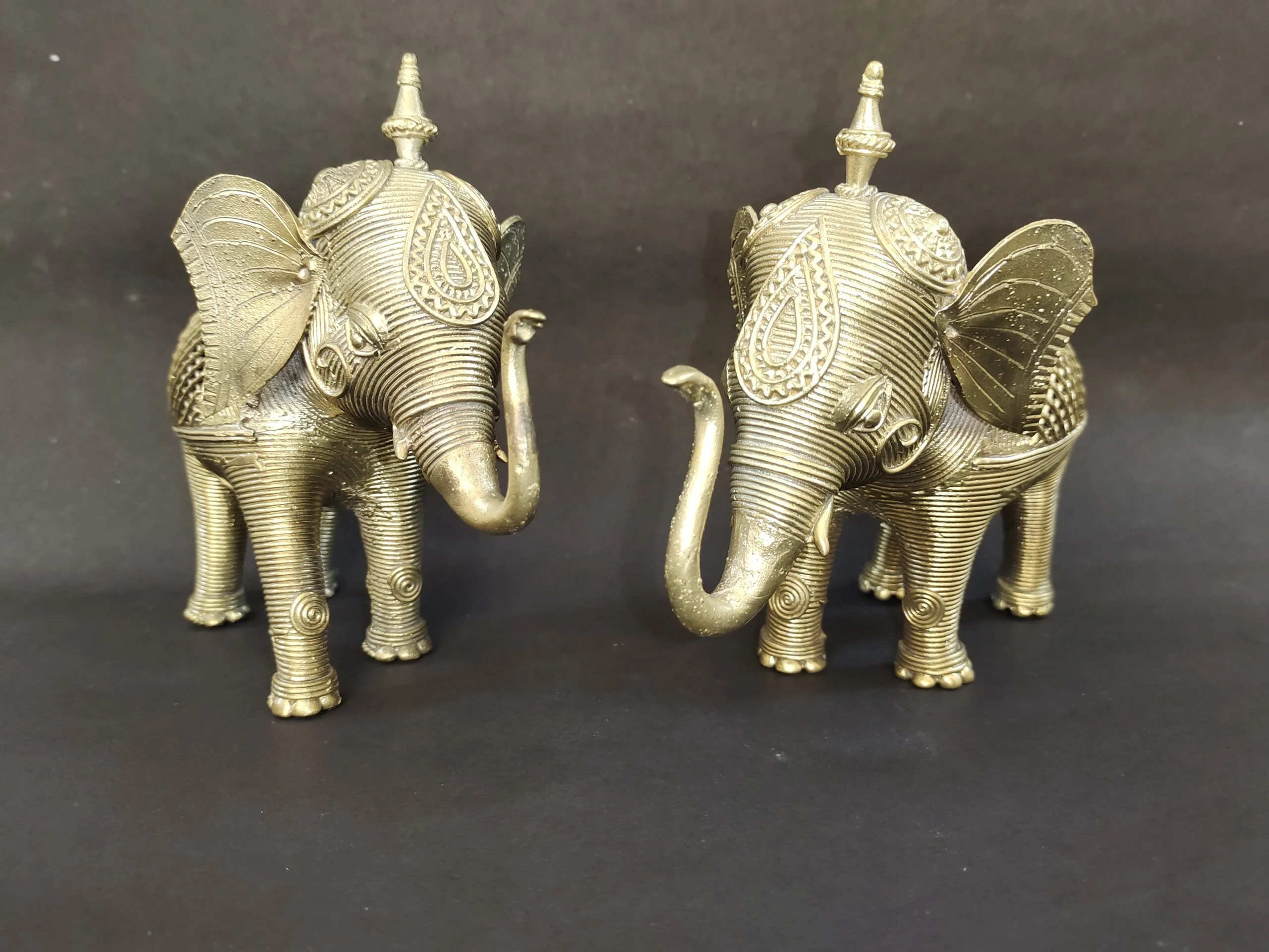 Handcrafted Dhokra Big Elephant set