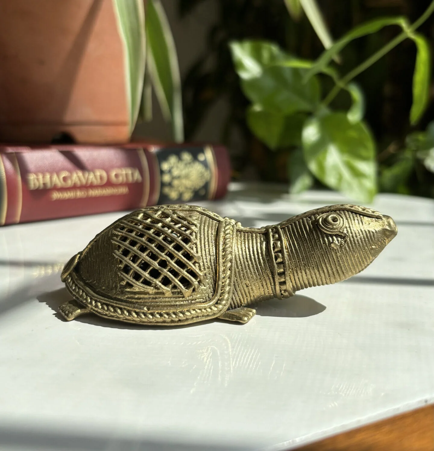 Handcrafted Dhokra Small Turtle