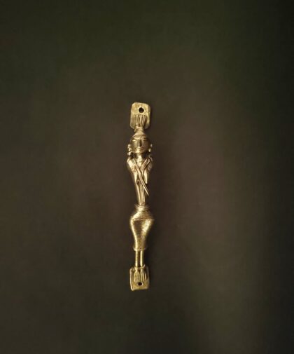 Handcrafted Dhokra Tribal Girl Door/Drawer Handle