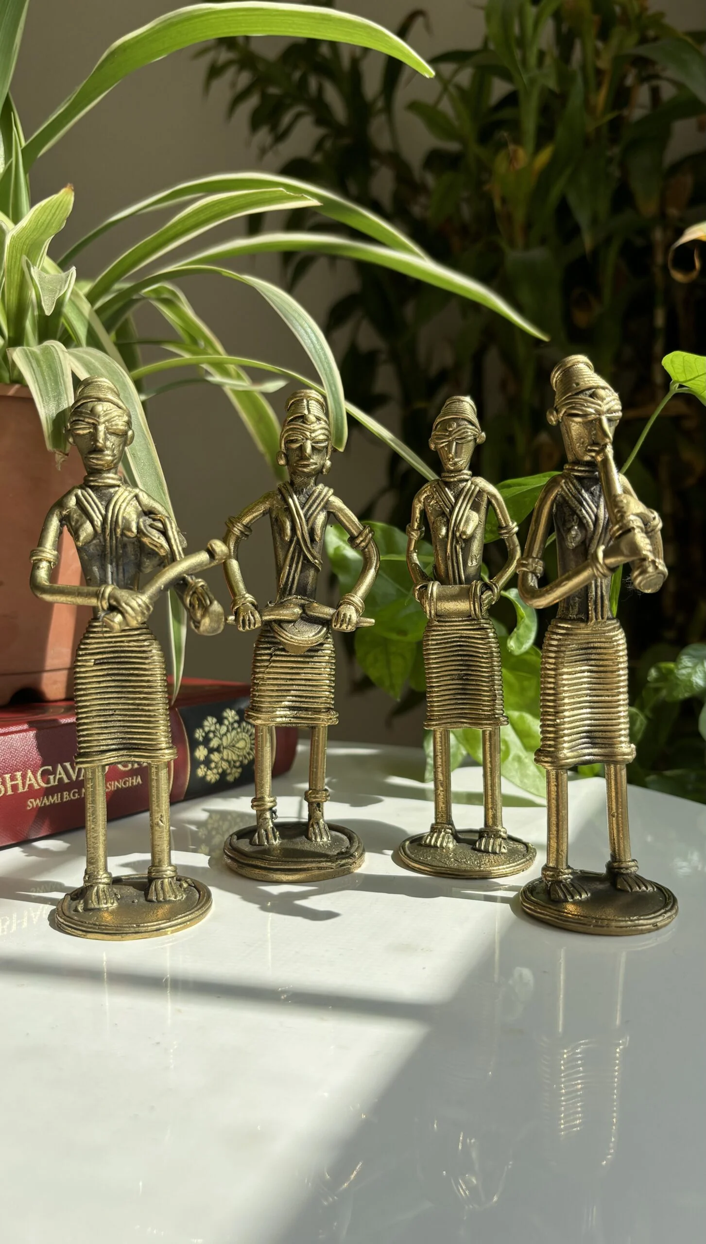 Handcrafted Dhokra Tribal Musicians (Set of 3) - Image 2
