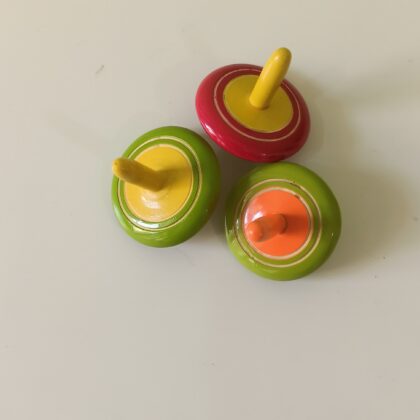 Handmade Wooden Spinning Tops