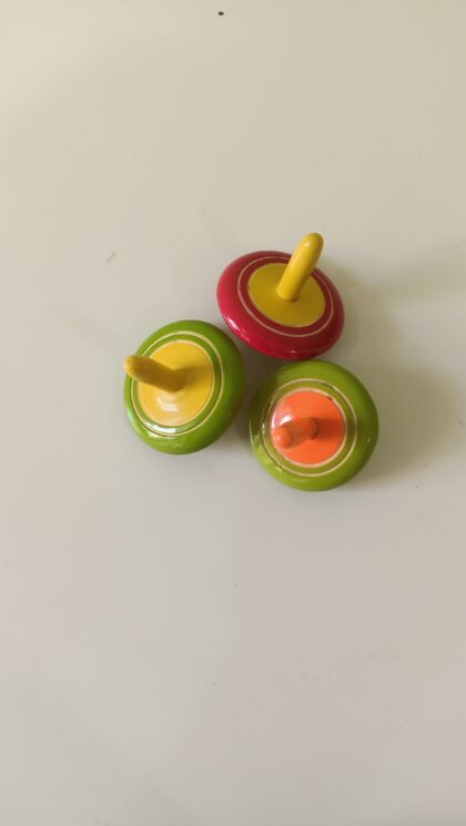 Handmade Wooden Spinning Tops