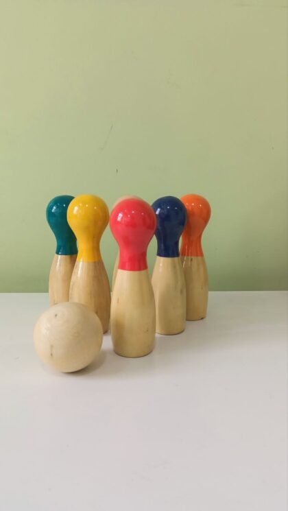 Handmade Wooden Bowling Pins - Image 3
