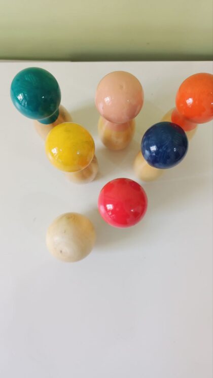 Handmade Wooden Bowling Pins - Image 2