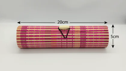 Handcrafted Bamboo Cylindrical Gift Box (Set of 3) - Image 6