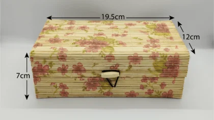 Handcrafted Bamboo Nested Gift/Storage Box (Set of 3) - Image 7