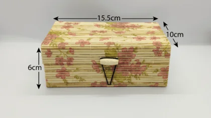 Handcrafted Bamboo Nested Gift/Storage Box (Set of 3) - Image 8