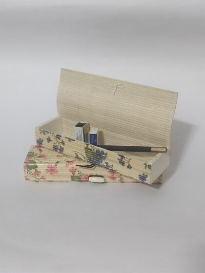 Handcrafted Bamboo Rectangular Gift/Pencil Box (Set of 3) - Image 4