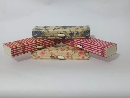 Handcrafted Bamboo Rectangular Gift/Pencil Box (Set of 3) - Image 5