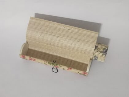 Handcrafted Bamboo Cylindrical Gift Box (Set of 3) - Image 4
