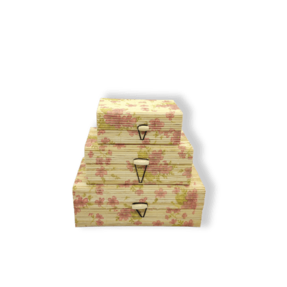 Handcrafted Bamboo Nested Gift/Storage Box (Set of 3) - Image 6
