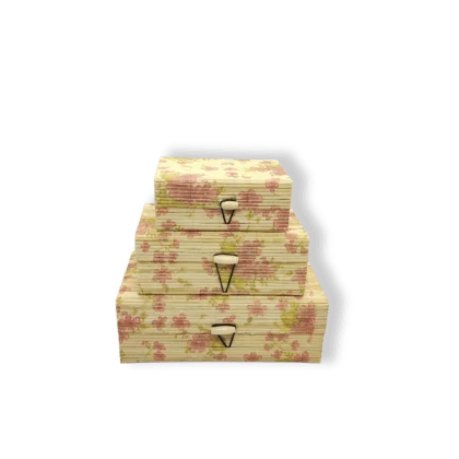 Handcrafted Bamboo Nested Gift/Storage Box (Set of 3) - Image 6