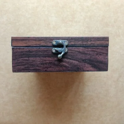 Handcrafted Dhokra Multiutility Box (Synthetic Wooden Frame) - Image 3