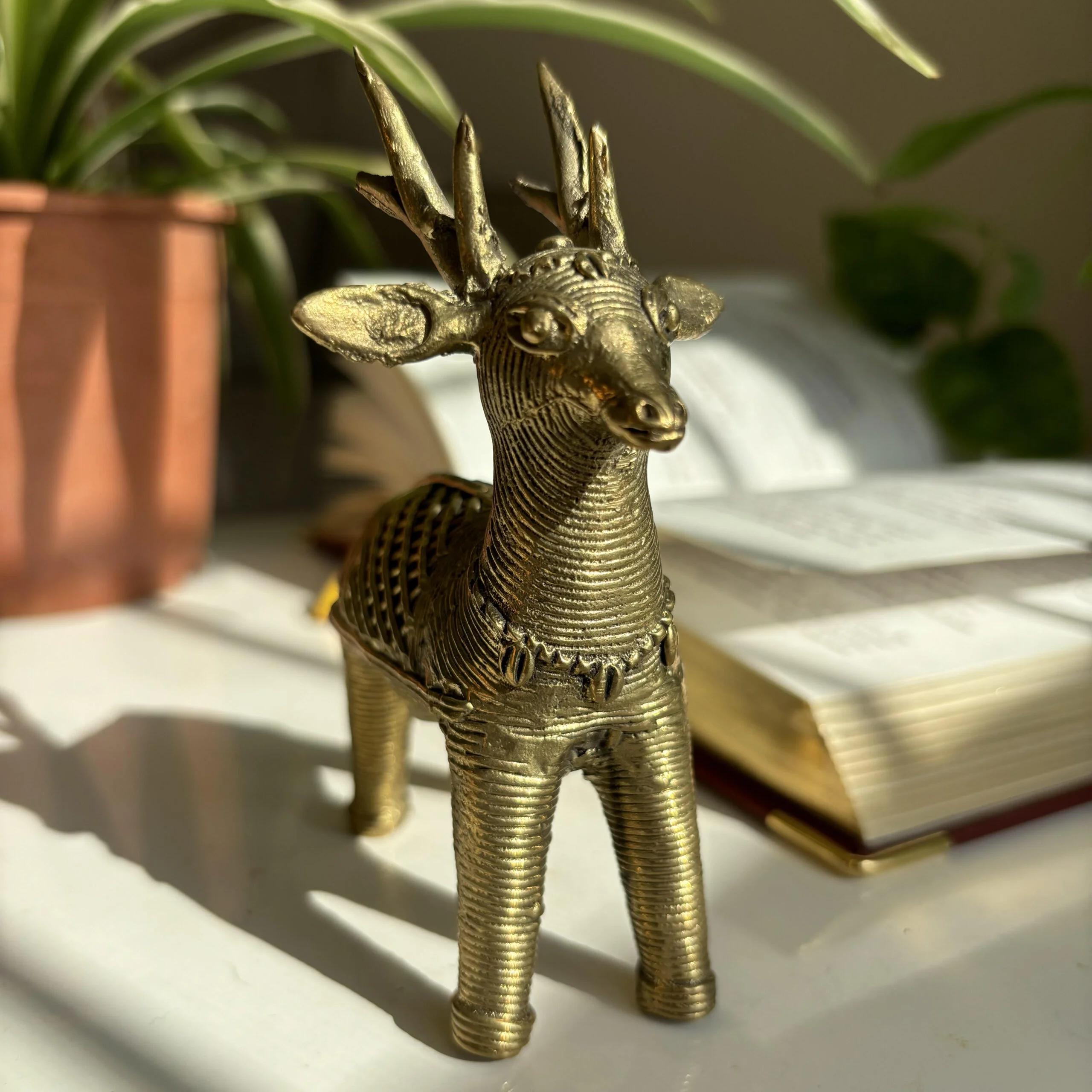 Handcrafted Dhokra Deer (Set of 2)