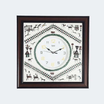 Tribal Art-Saura Wall Clock