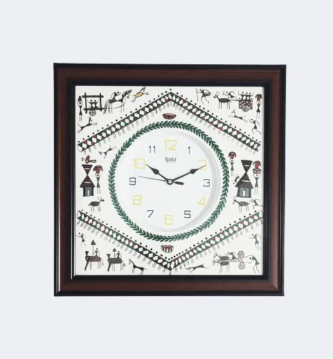 Tribal Art-Saura Wall Clock