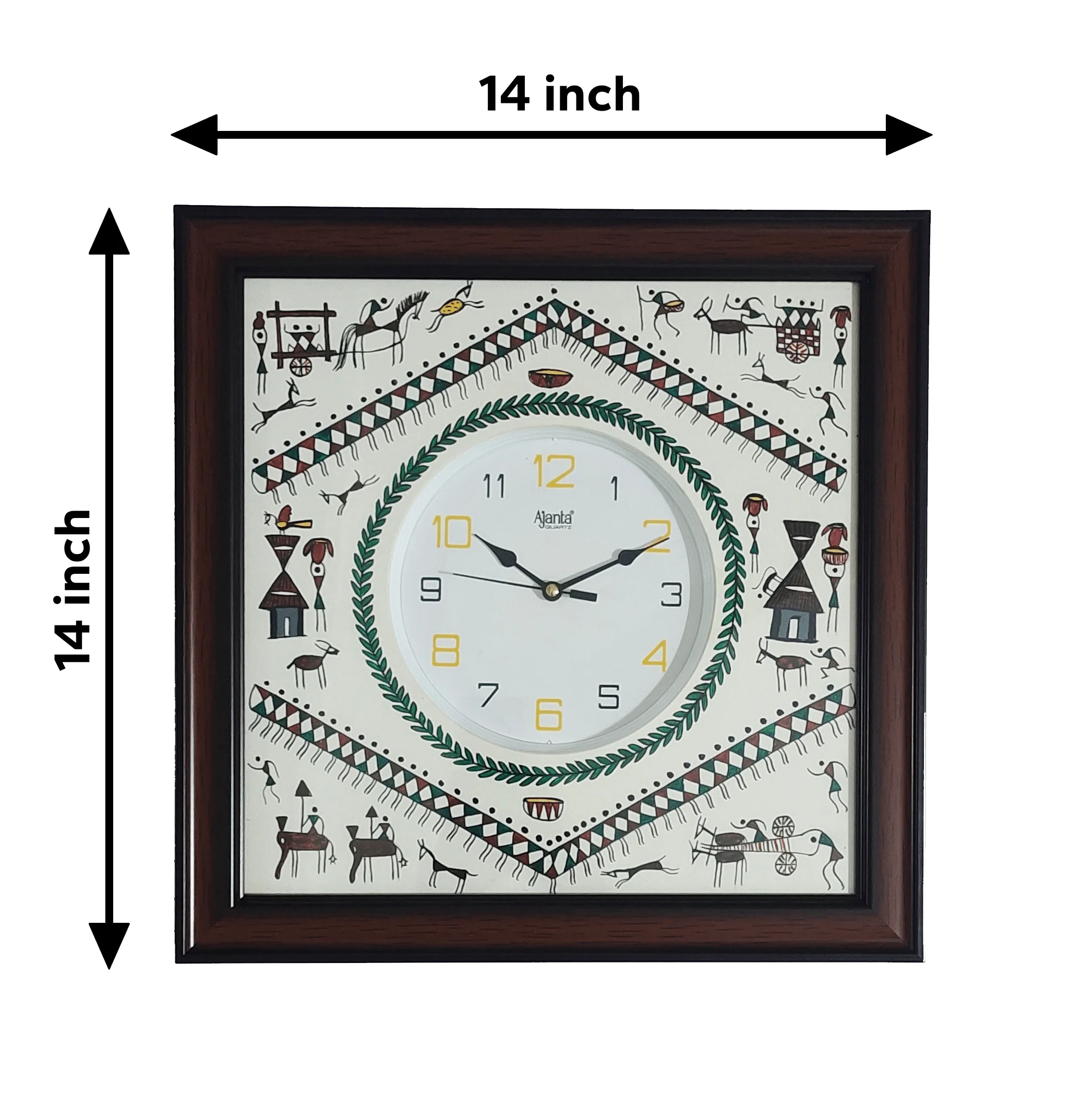 Tribal Art-Saura Wall Clock - Image 3